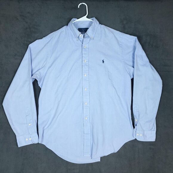 Ralph Lauren Other - Ralph Lauren Shirt Mens 16.5 34/35 Blue Classic Fit Long Sleeve Button Down Logo